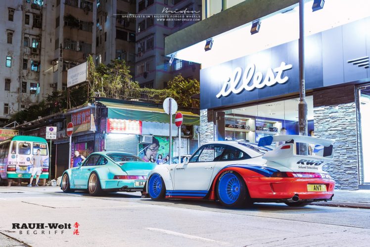 brixton, Forged, Wheels, Rwb, Porsche, 993, Cars HD Wallpaper Desktop Background