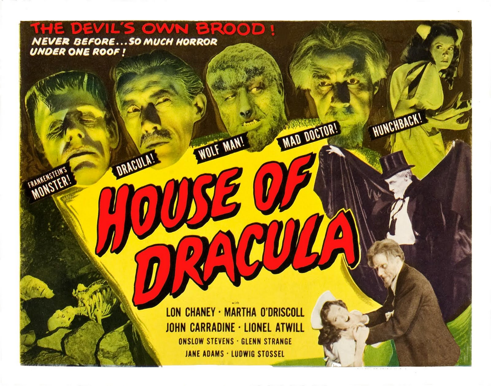 house, Of, Dracula, Poster Wallpaper