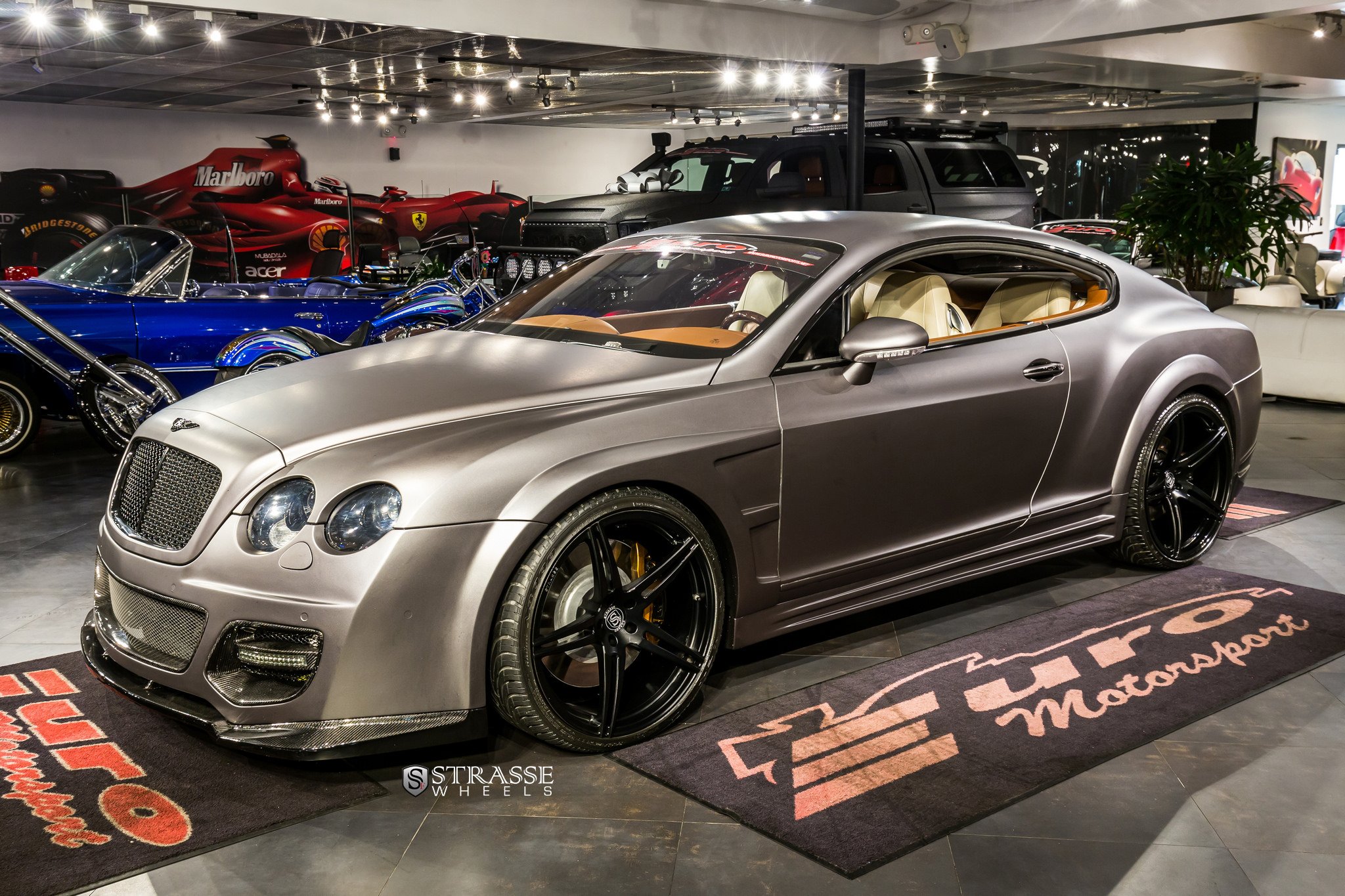 strasse, Wheels, Wide, Body, Bentley gt, Continental, Coupe, Cars Wallpaper