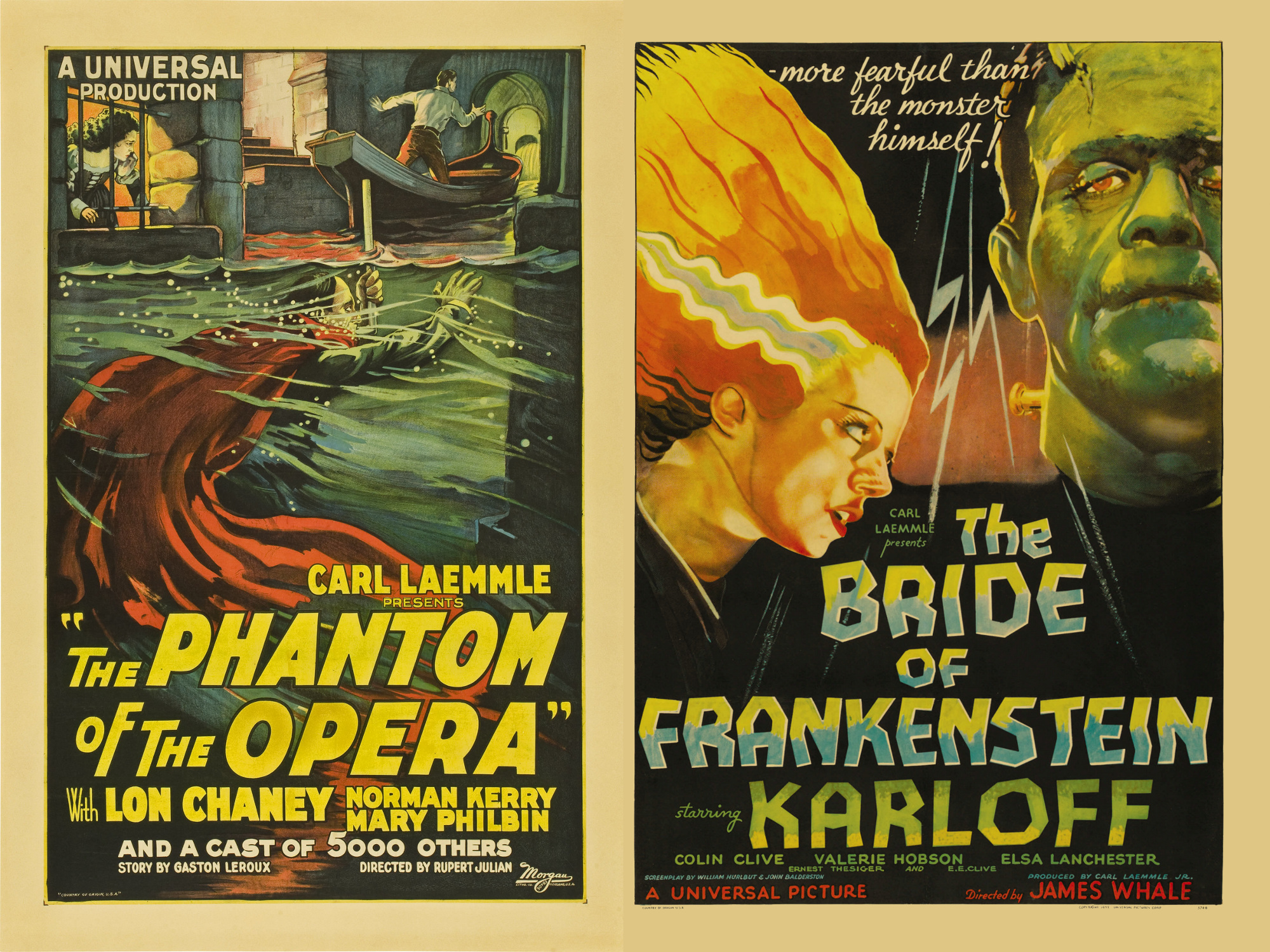 movie, Poster, The, Phantom, Of, The, Opera, Frankenstein Wallpaper