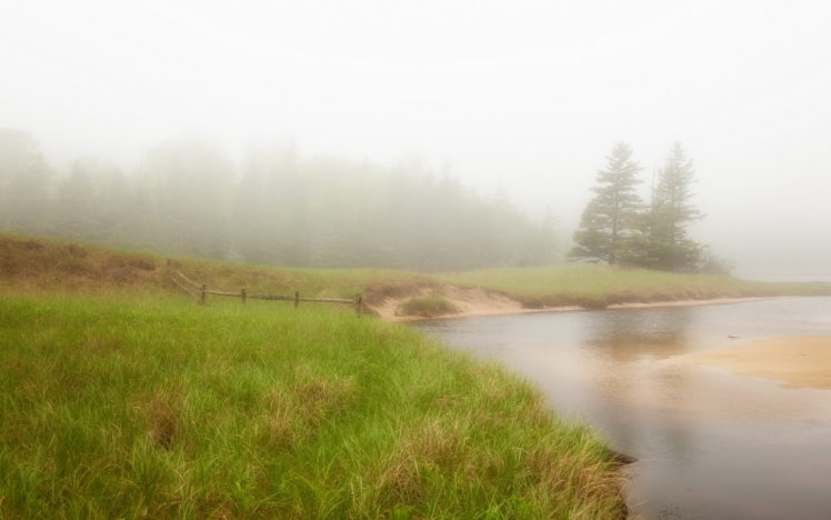 river, Mist, Nature HD Wallpaper Desktop Background
