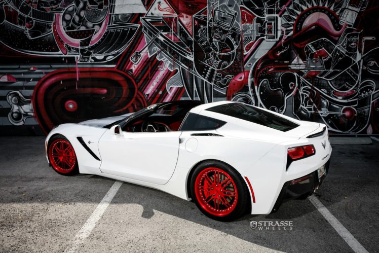 strasse, Wheels, Corvette c7, Stingray, Coupe, Cars HD Wallpaper Desktop Background