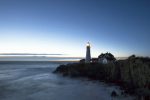 sea, Lighthouse, Landscape