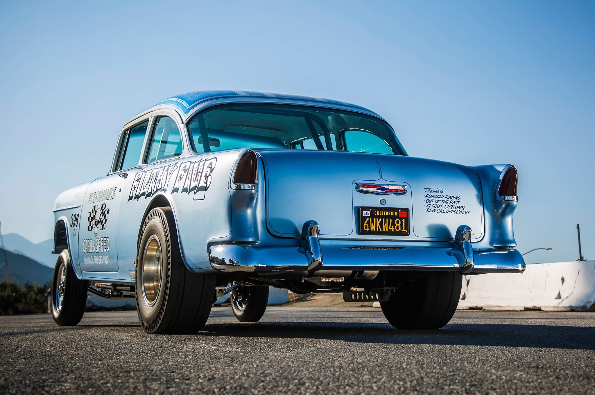 55 Chevy Gasser Wallpaper