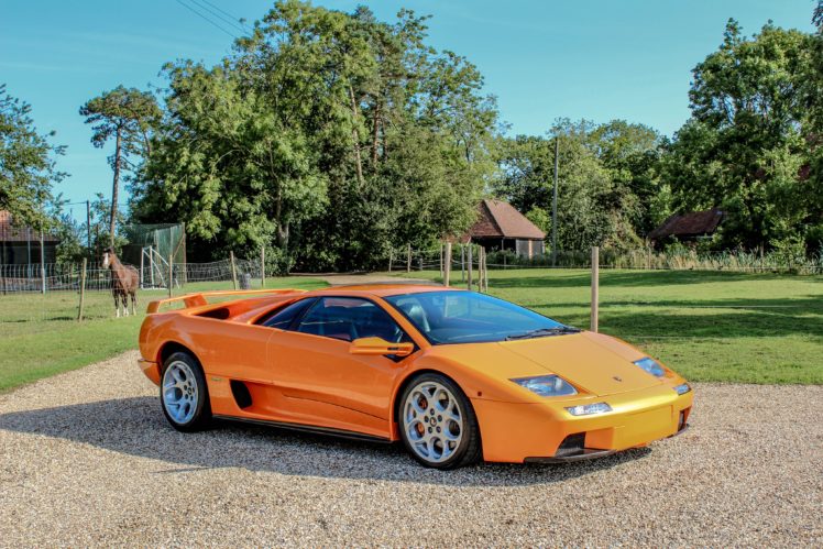 2000, Lamborghini, Diablo, V t, Uk spec, Supercar HD Wallpaper Desktop Background