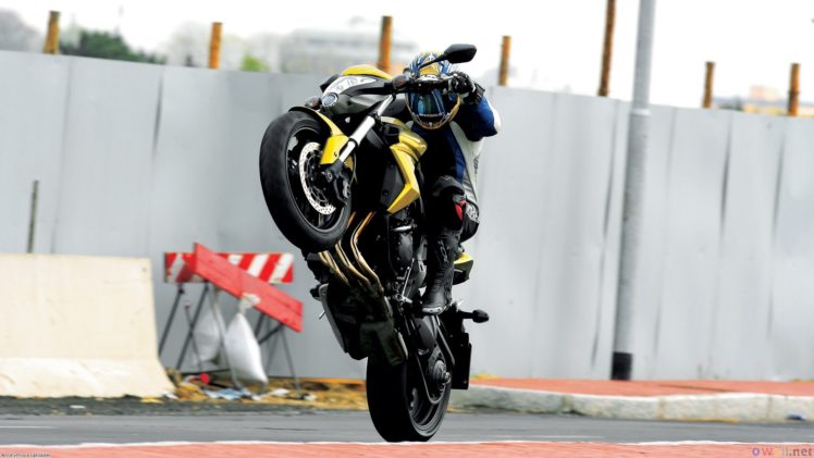 wheelie, Sportbike, Naked HD Wallpaper Desktop Background