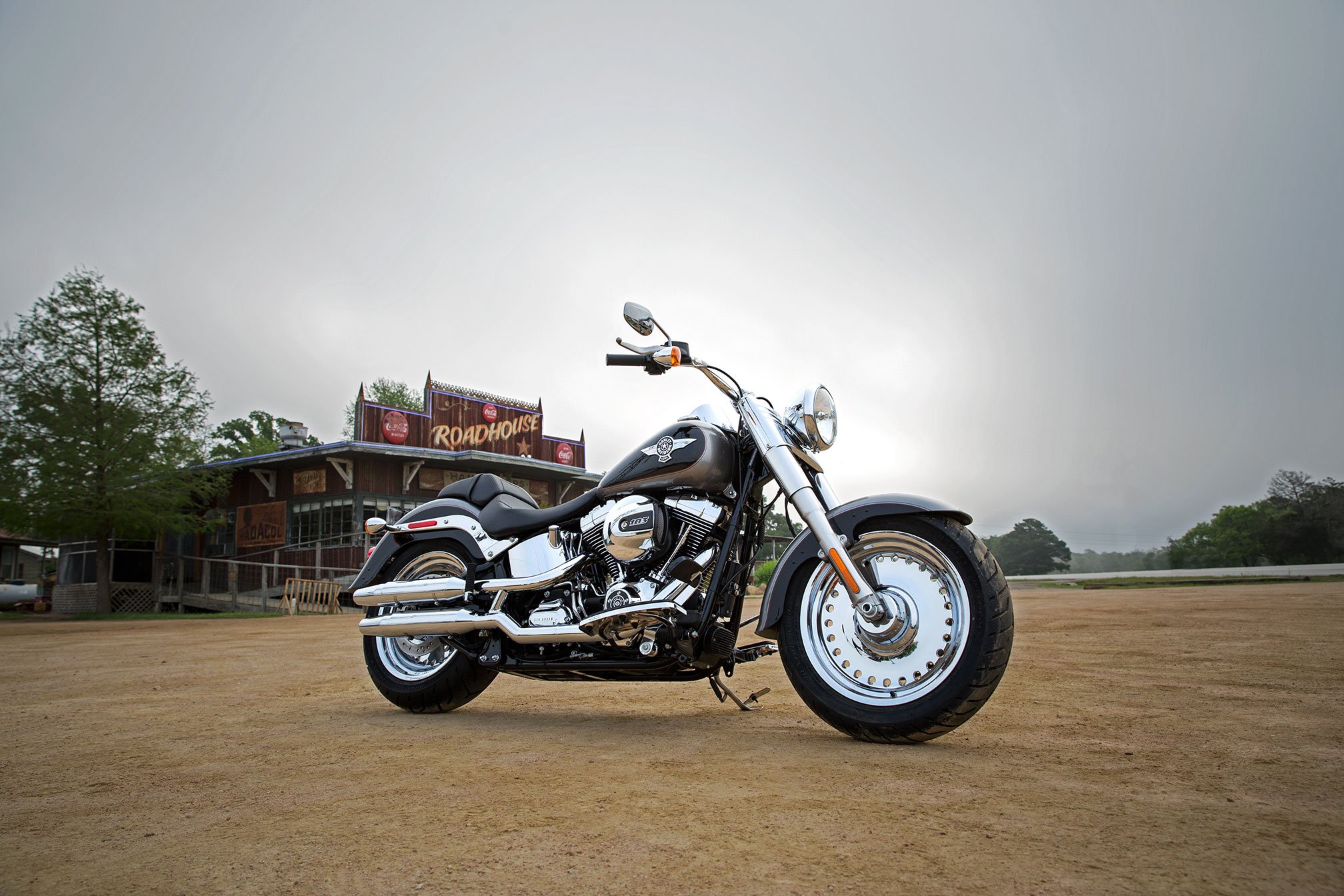 2016, Harley, Davidson, Softail, Fat, Boy, Motorbike, Bike, Motorcycle Wallpaper