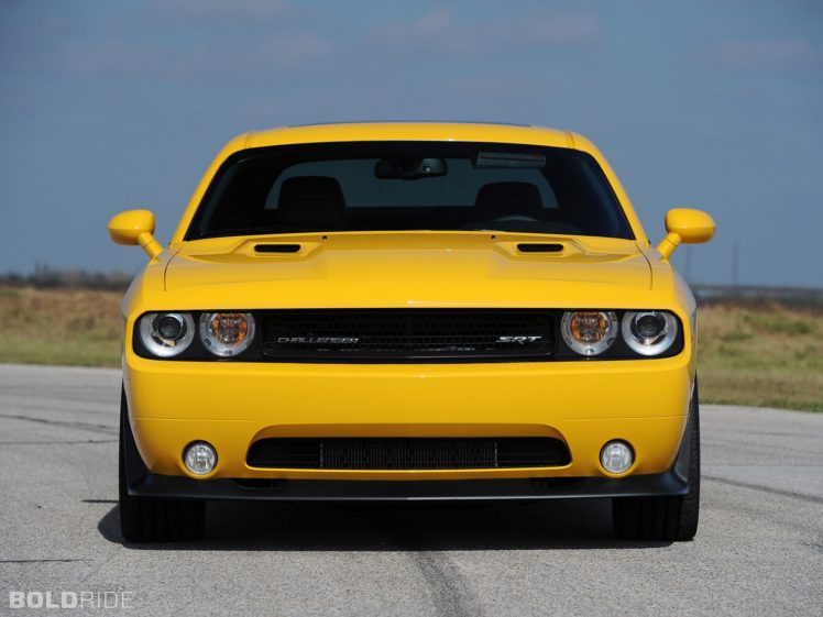 2013, Hennessey, Dodge, Challenger, Srt8, 392, Yellow, Jacket, Muscle, Cars, Car HD Wallpaper Desktop Background