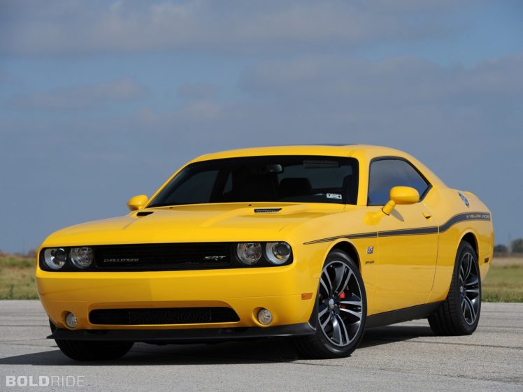 2013, Hennessey, Dodge, Challenger, Srt8, 392, Yellow, Jacket, Muscle, Cars, Car HD Wallpaper Desktop Background