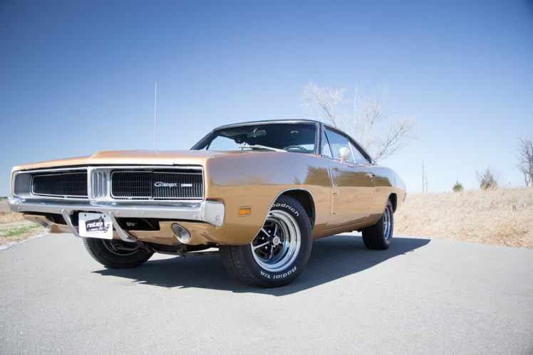 1969, Cars, Coupe, Gold, Dodge, Charger, Cars, Usa HD Wallpaper Desktop Background