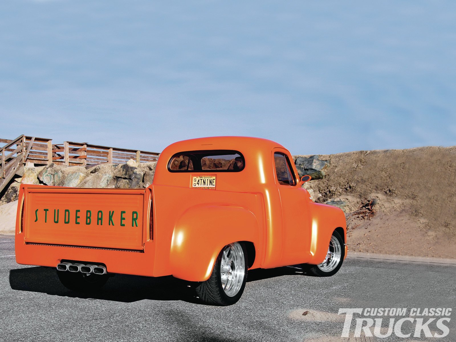 studebaker, Pickup, Truck, Retro, Classic, Custom, Hot, Rod, Rods Wallpaper