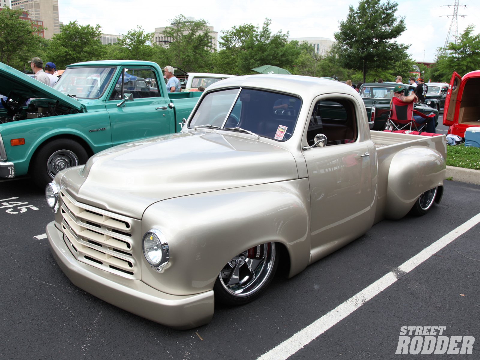 studebaker, Pickup, Truck, Retro, Classic, Custom, Hot, Rod, Rods Wallpaper