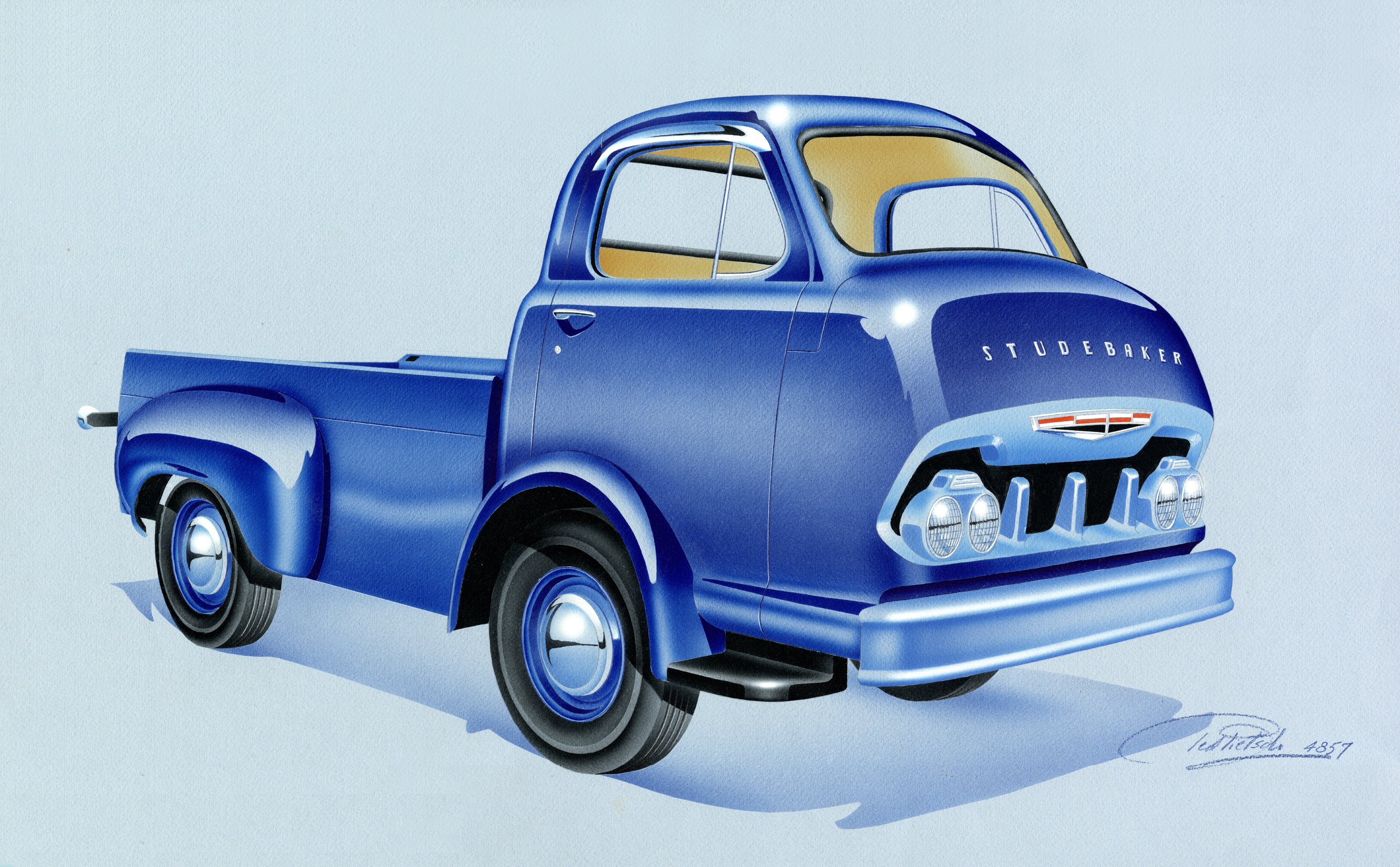 studebaker, Pickup, Truck, Retro, Classic Wallpaper