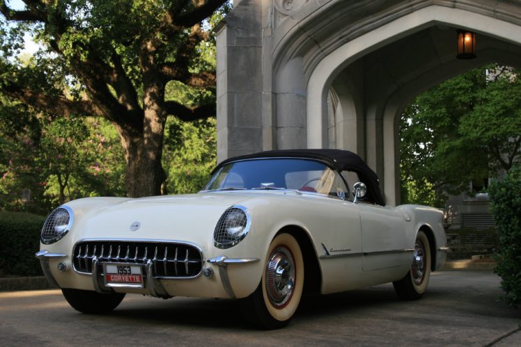 1953, Chevrolet, Corvette, Roadster, Classic, Old, Retro, Vintage, Original, Usa,  01 HD Wallpaper Desktop Background