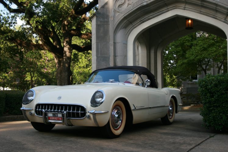1953, Chevrolet, Corvette, Roadster, Classic, Old, Retro, Vintage, Original, Usa,  02 HD Wallpaper Desktop Background