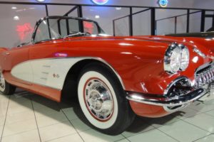 1959, Chevrolet, Corvette, Convertible, Muscle, Old, Classic, Original, Usa,  03