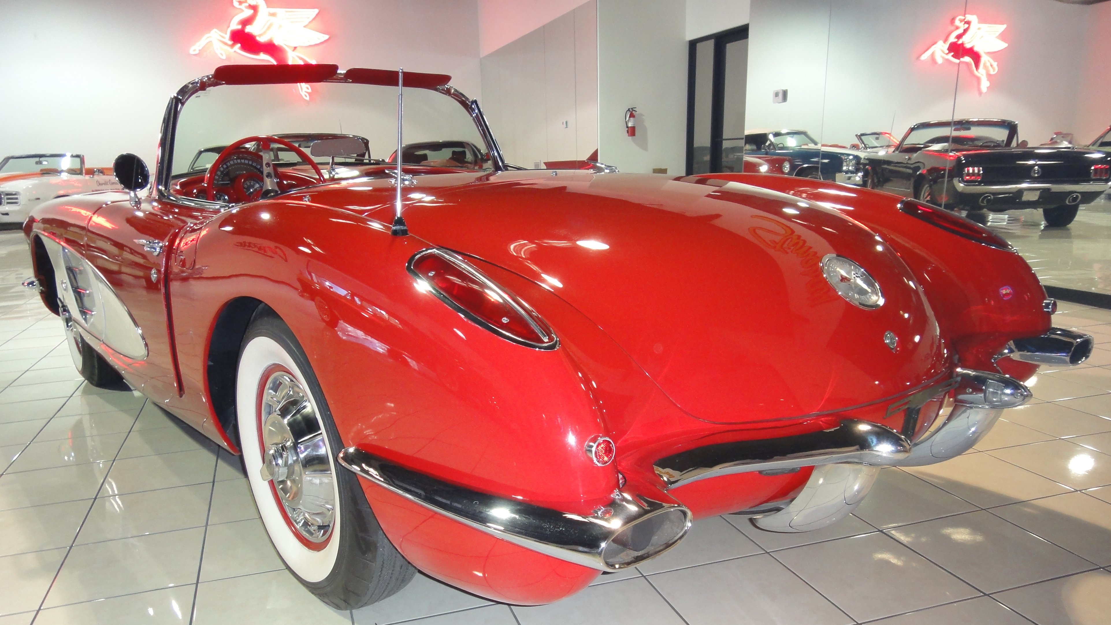 1959, Chevrolet, Corvette, Convertible, Muscle, Old, Classic, Original, Usa,  02 Wallpaper
