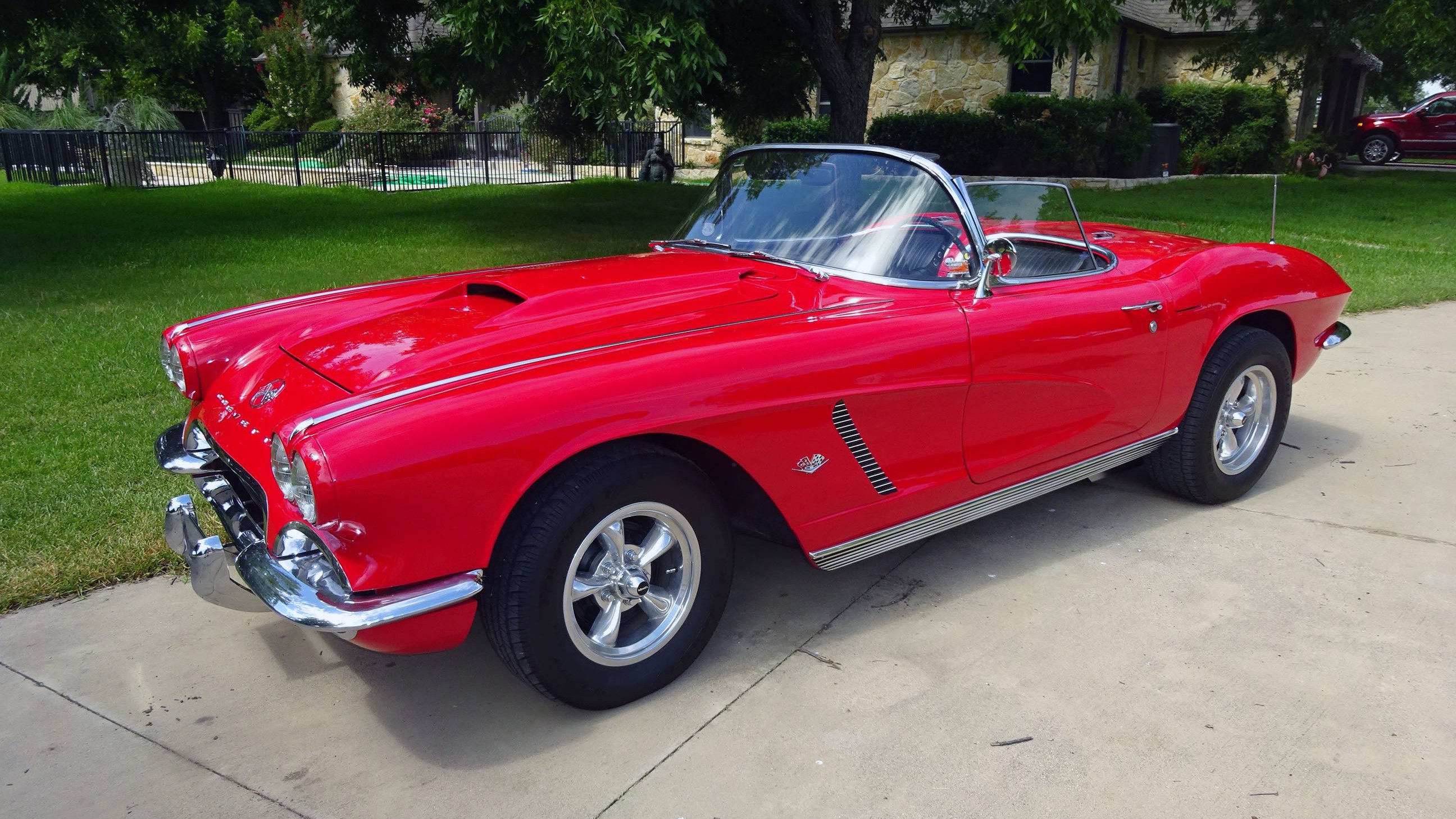 1962, Chevrolet, Corvette, Convertible, Street, Machine, Streetrod, Rod ...