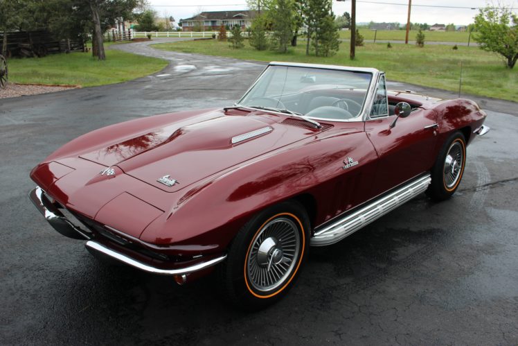 1966, Chevrolet, Corvette, Convertible, Stingray, 427, Muscle, Classic, Original, Usa,  14 HD Wallpaper Desktop Background
