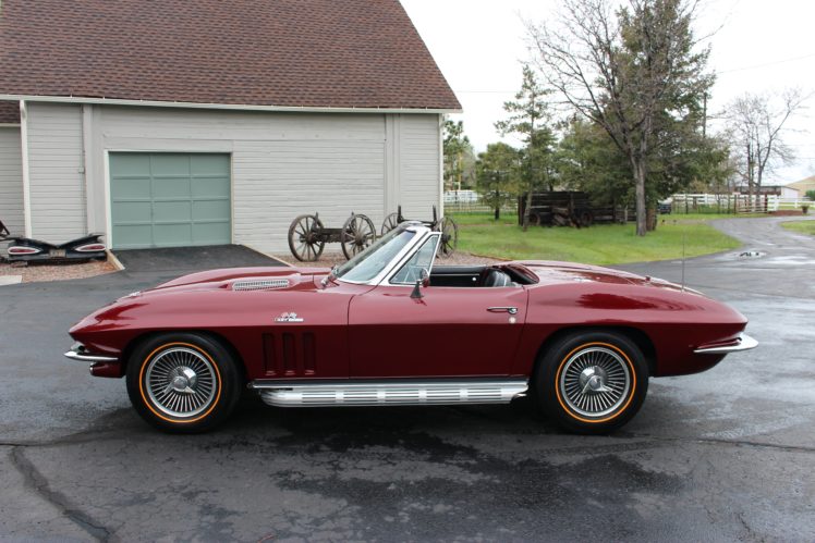 1966, Chevrolet, Corvette, Convertible, Stingray, 427, Muscle, Classic, Original, Usa,  15 HD Wallpaper Desktop Background
