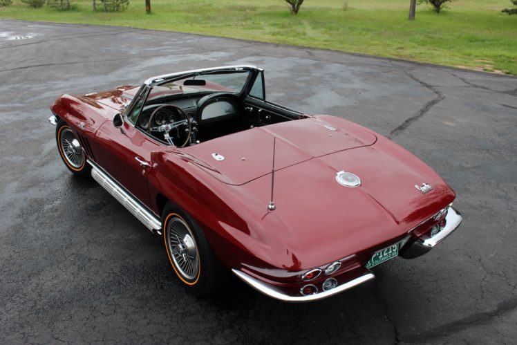 1966, Chevrolet, Corvette, Convertible, Stingray, 427, Muscle, Classic, Original, Usa,  16 HD Wallpaper Desktop Background
