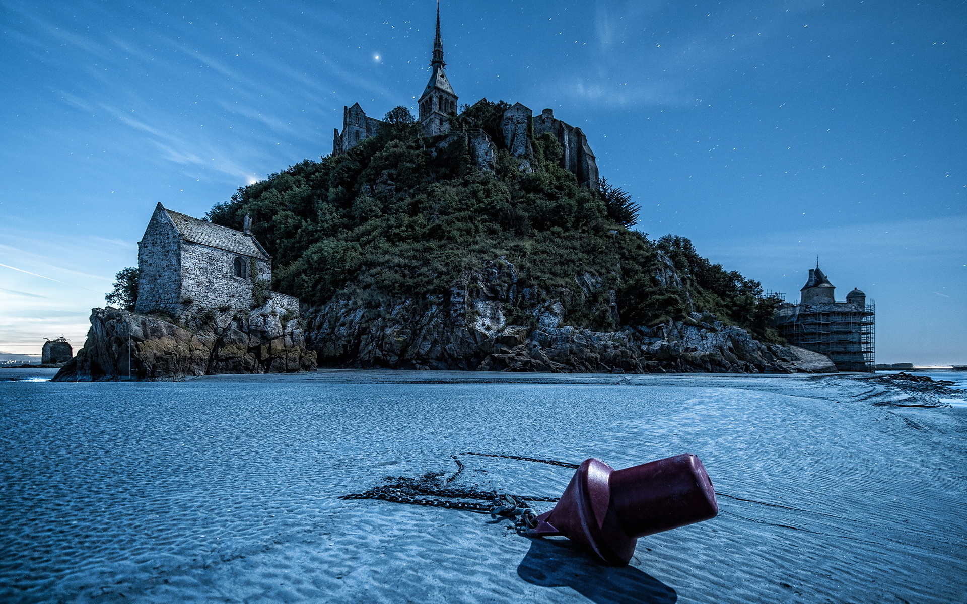 island, Of, Mont, Saint michel Wallpaper