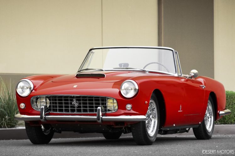 1960, Ferrari, 250, G t, Cabriolet, Pininfarina, Series ii, Classic, Supercar HD Wallpaper Desktop Background