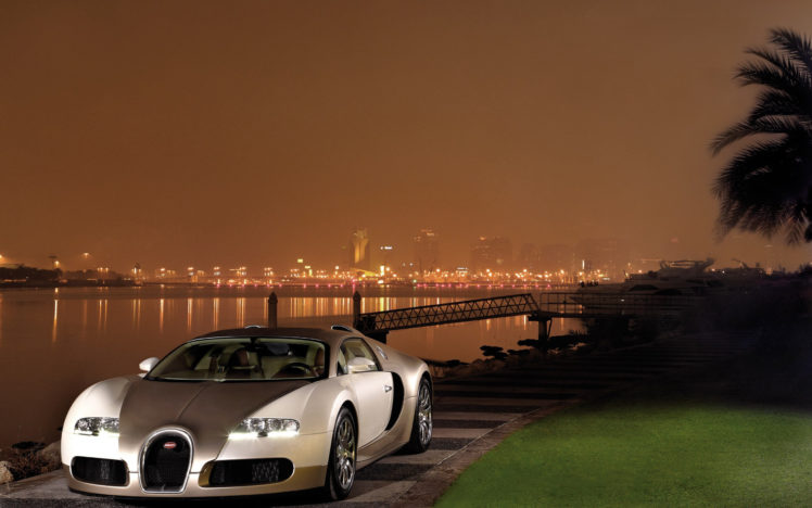 bugatti, Veyron, Goud HD Wallpaper Desktop Background