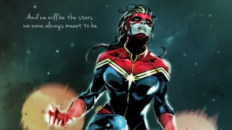 captain, Marvel HD Wallpaper Desktop Background