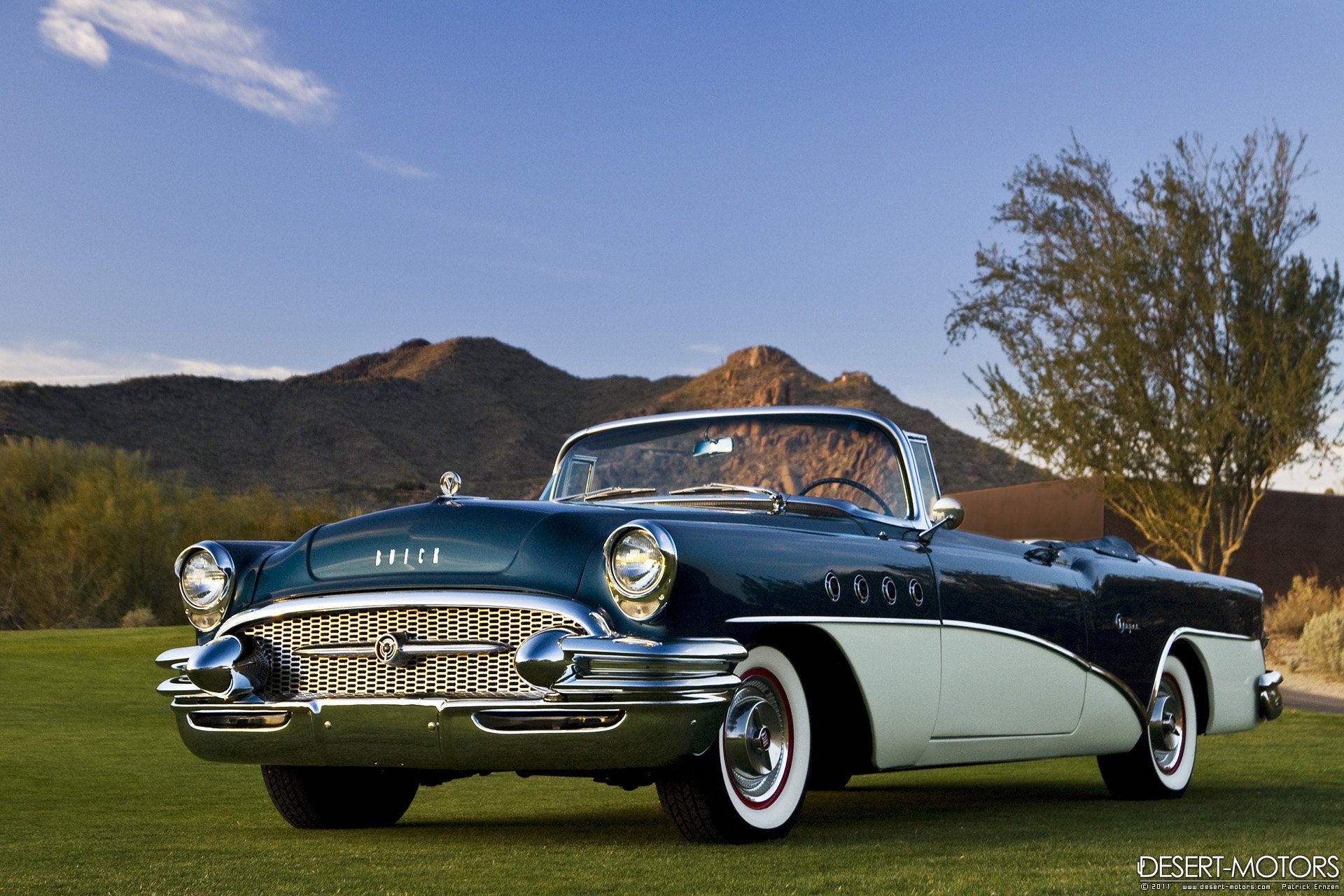 1955, Buick, Super, Convertible, Luxury, Retro Wallpaper