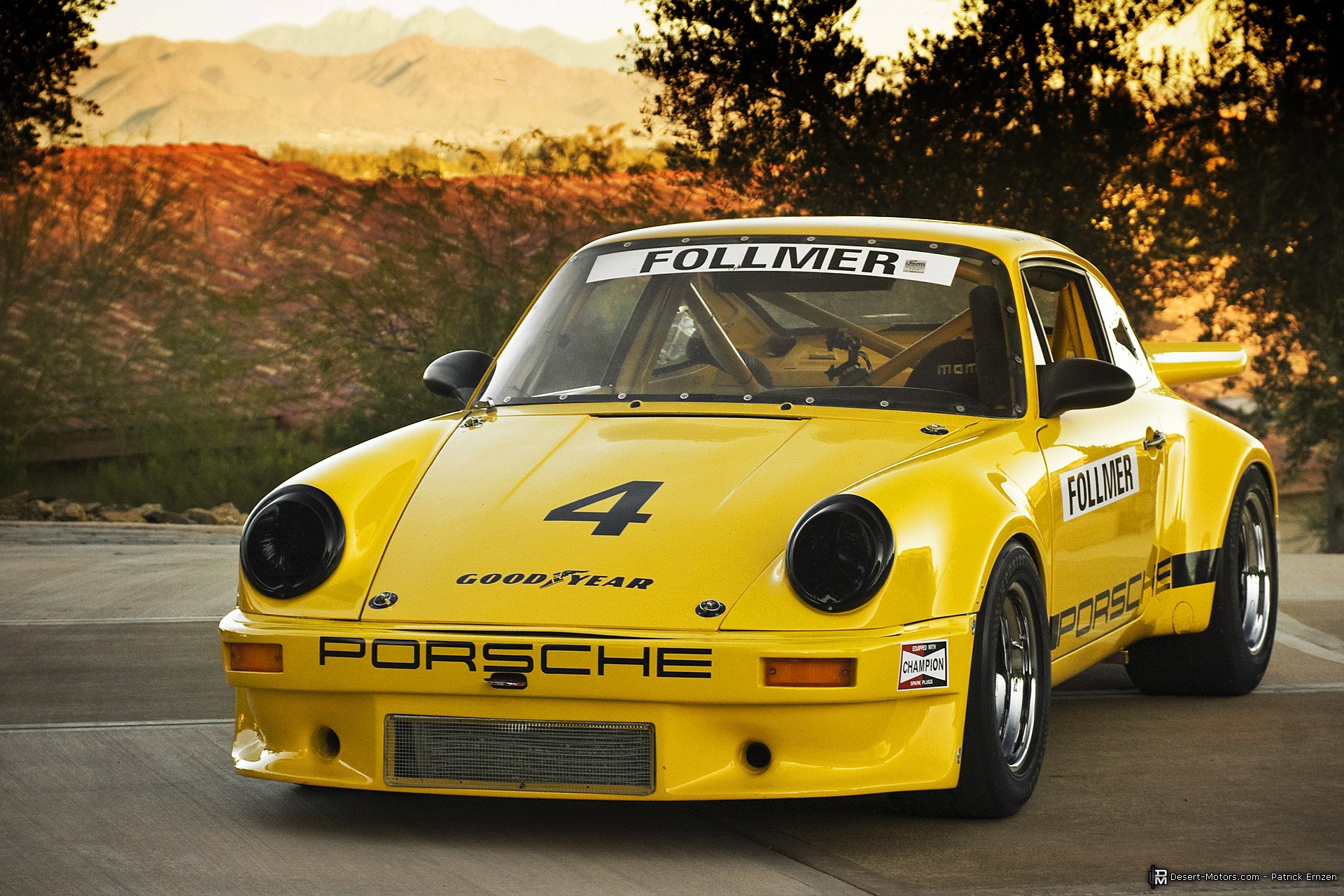 Vintage 1973 Porsche 911 RSR Race Car Poster – 24x36 High-Res Print On Thick 9mil Paper