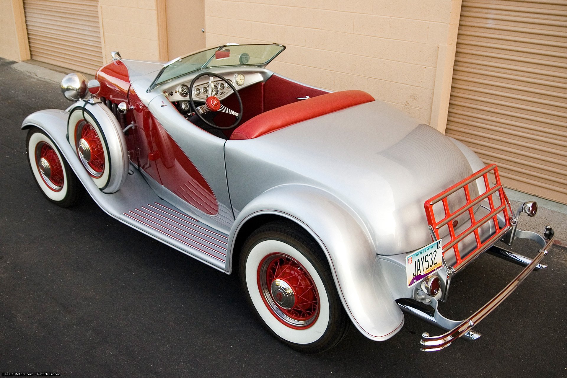 1932, Ford, Convertible, Custom, Vintage Wallpaper