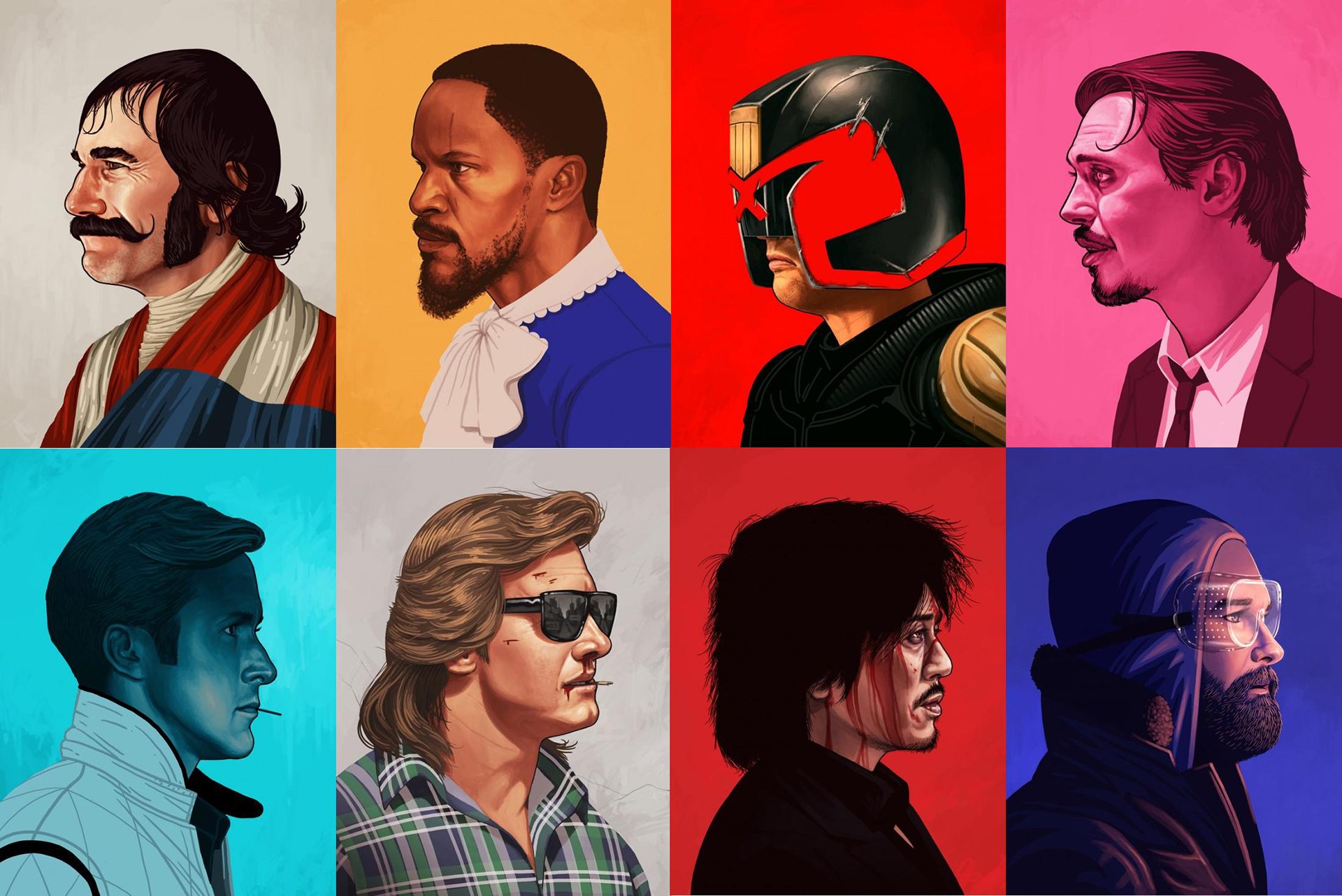 gangs, Of, New, York, Django, Unchained, Judge, Dredd, Reservoir, Dogs, Drive, The, Thing Wallpaper