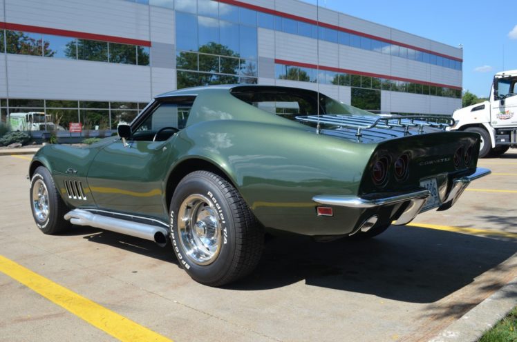 1969, Chevrolet, Corvette, Stingray, Muscle, Classic, Supercar HD Wallpaper Desktop Background