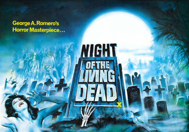 night, Of, The, Living, Dead, Zombies, Movie, Poster HD Wallpaper Desktop Background