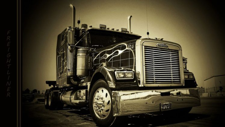 freightliner, Semi, Tractor, Transport, Truck HD Wallpaper Desktop Background