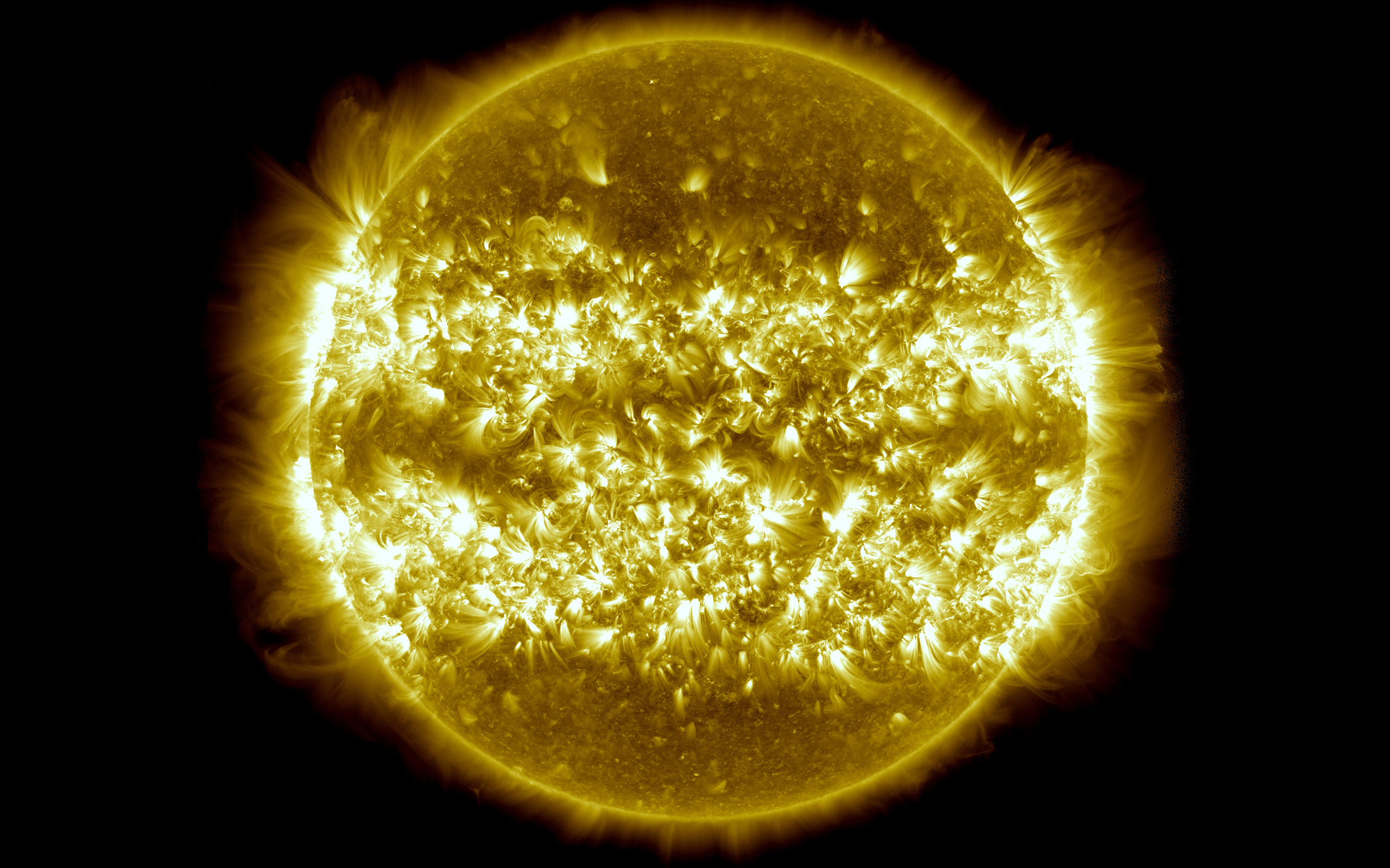 sun, Stars, Space, Fire Wallpaper