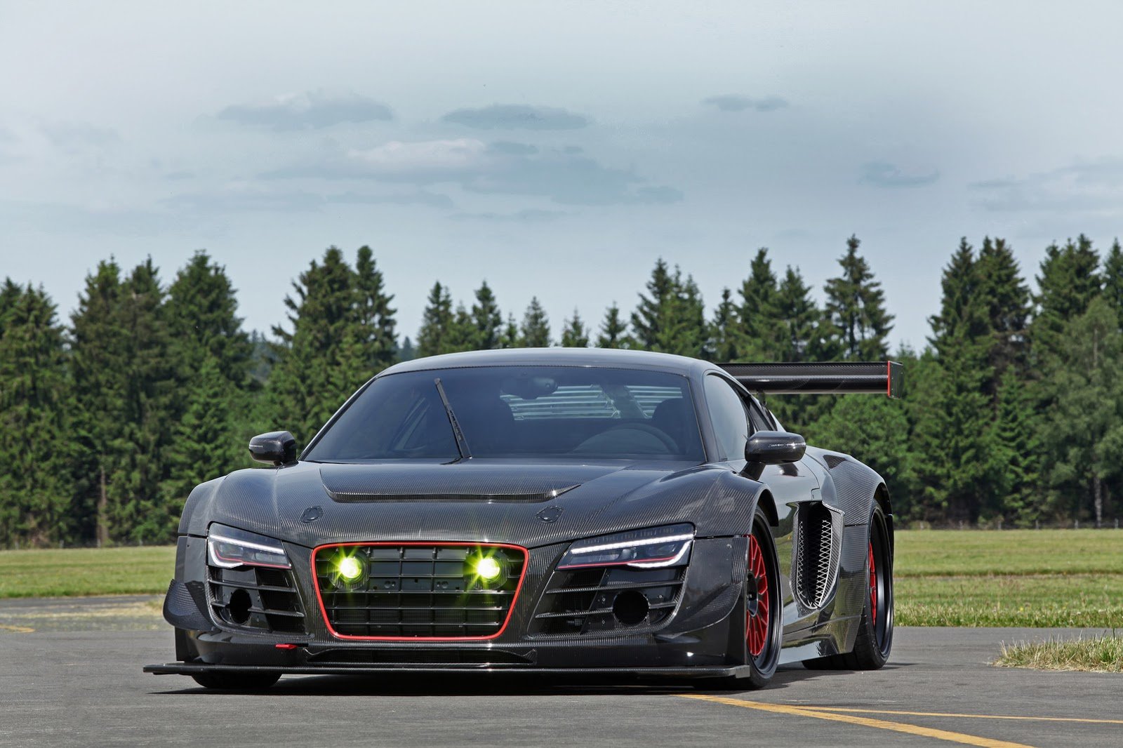 Audi R8 V10 Plus Widebody Cars Carbon Modified Wallpapers Hd