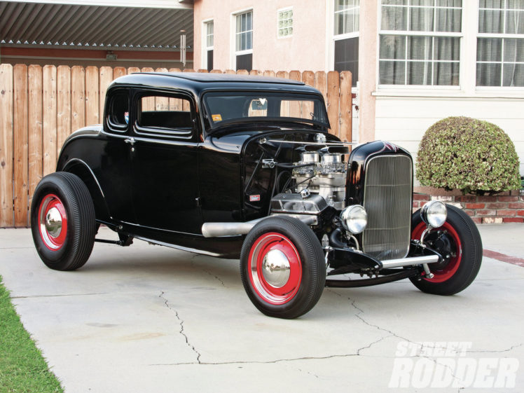 1932, Ford, Five, Window, Coupe, Hot, Rod, Rods, Retro Wallpapers HD ...