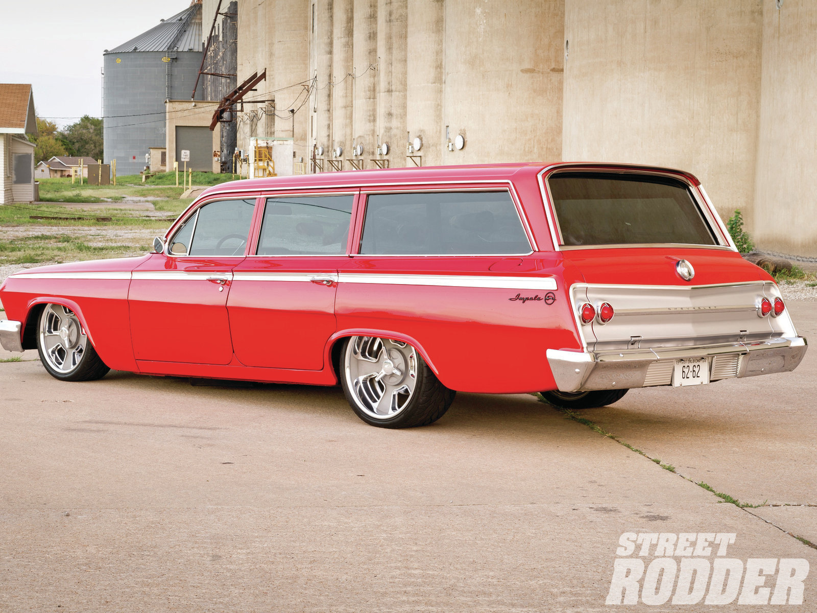1962, Chevrolet, Stationwagon, Wagon, Hot, Rod, Rods Wallpaper