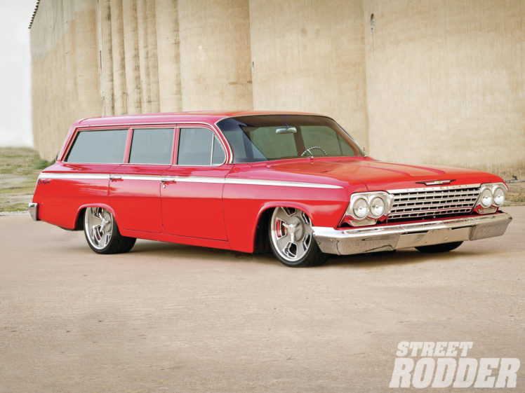 1962, Chevrolet, Stationwagon, Wagon, Hot, Rod, Rods HD Wallpaper Desktop Background