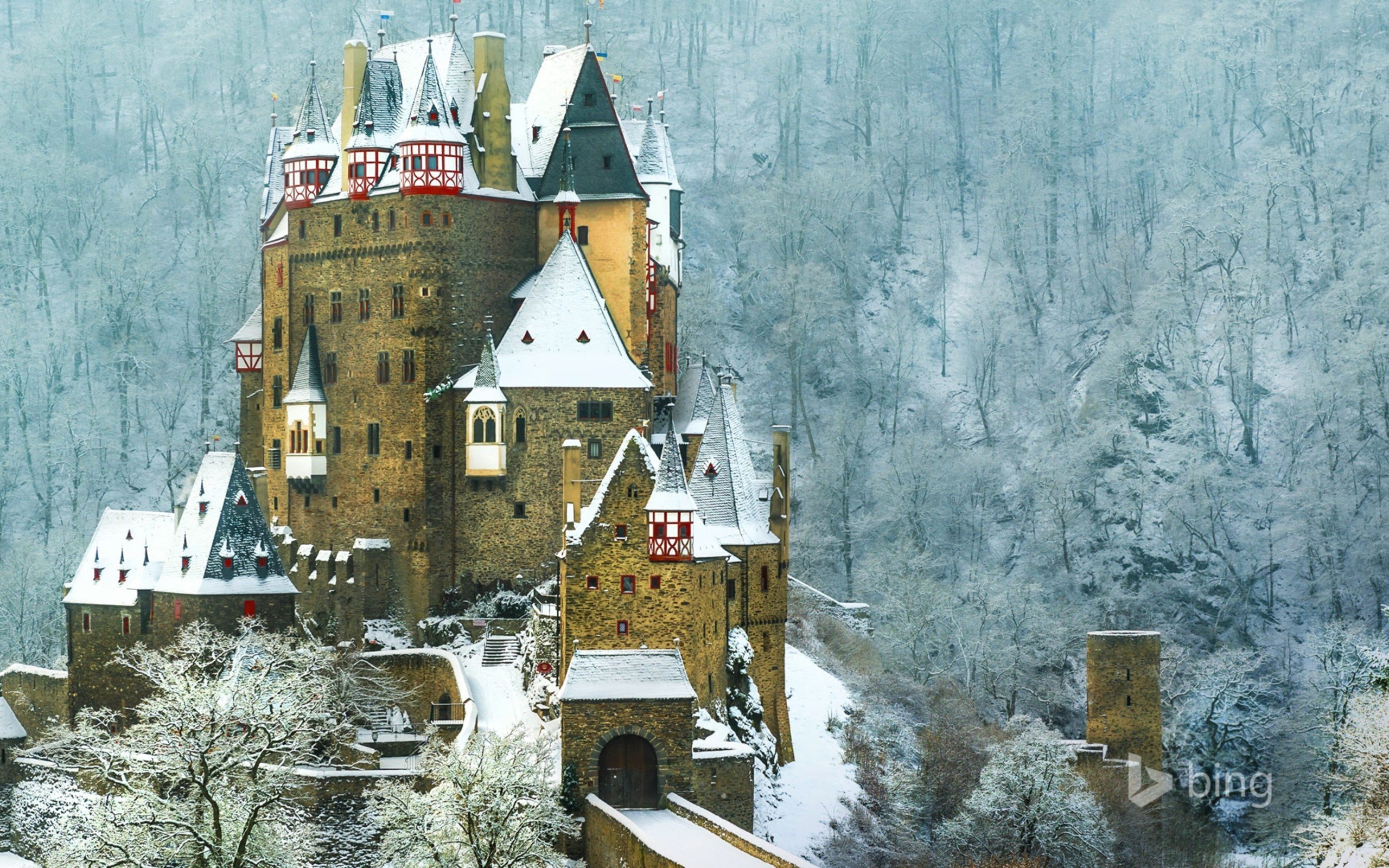 castillo, Bourg, Eltz, Alemania Wallpaper