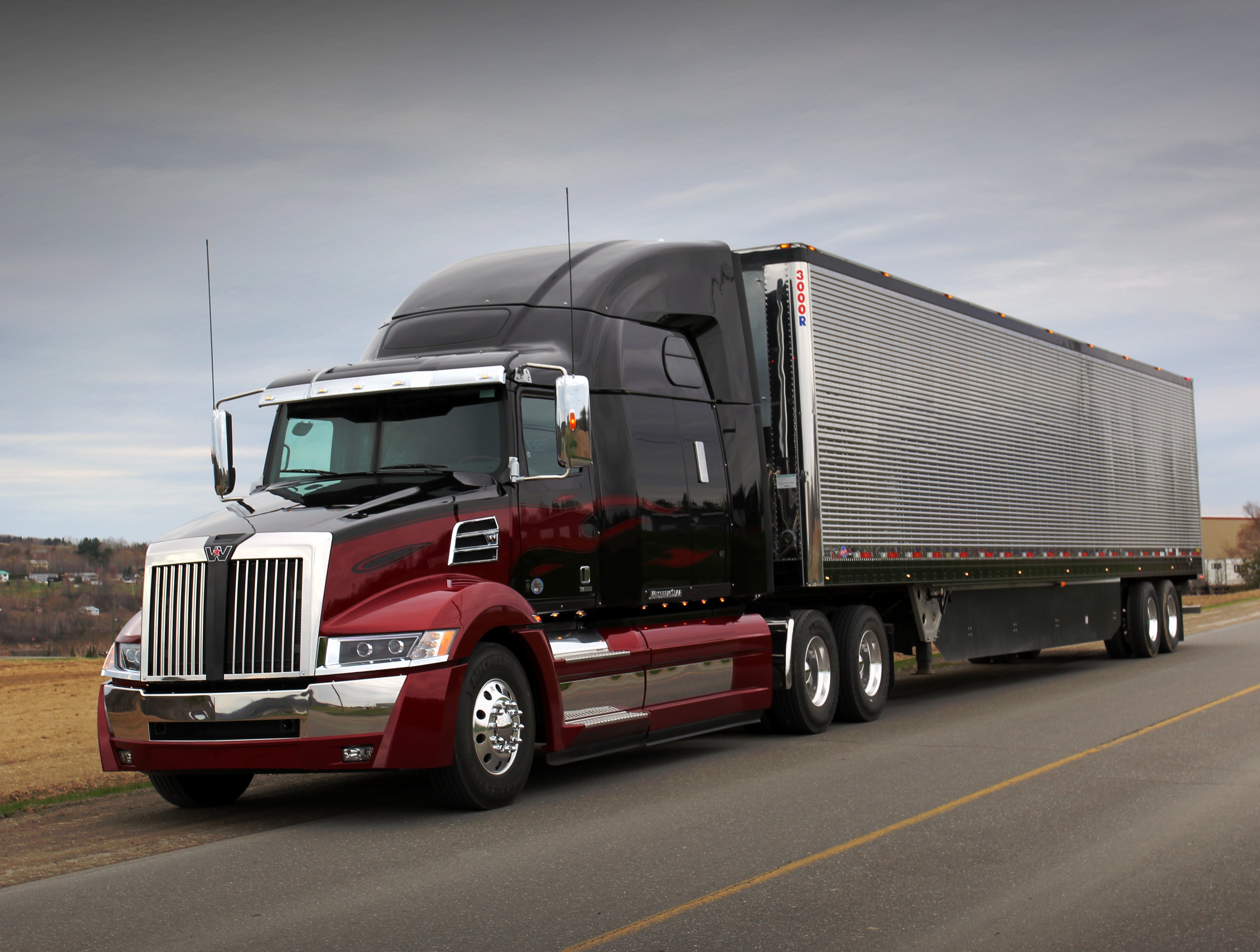 western, Star, Semi, Tractor, Transport Wallpaper