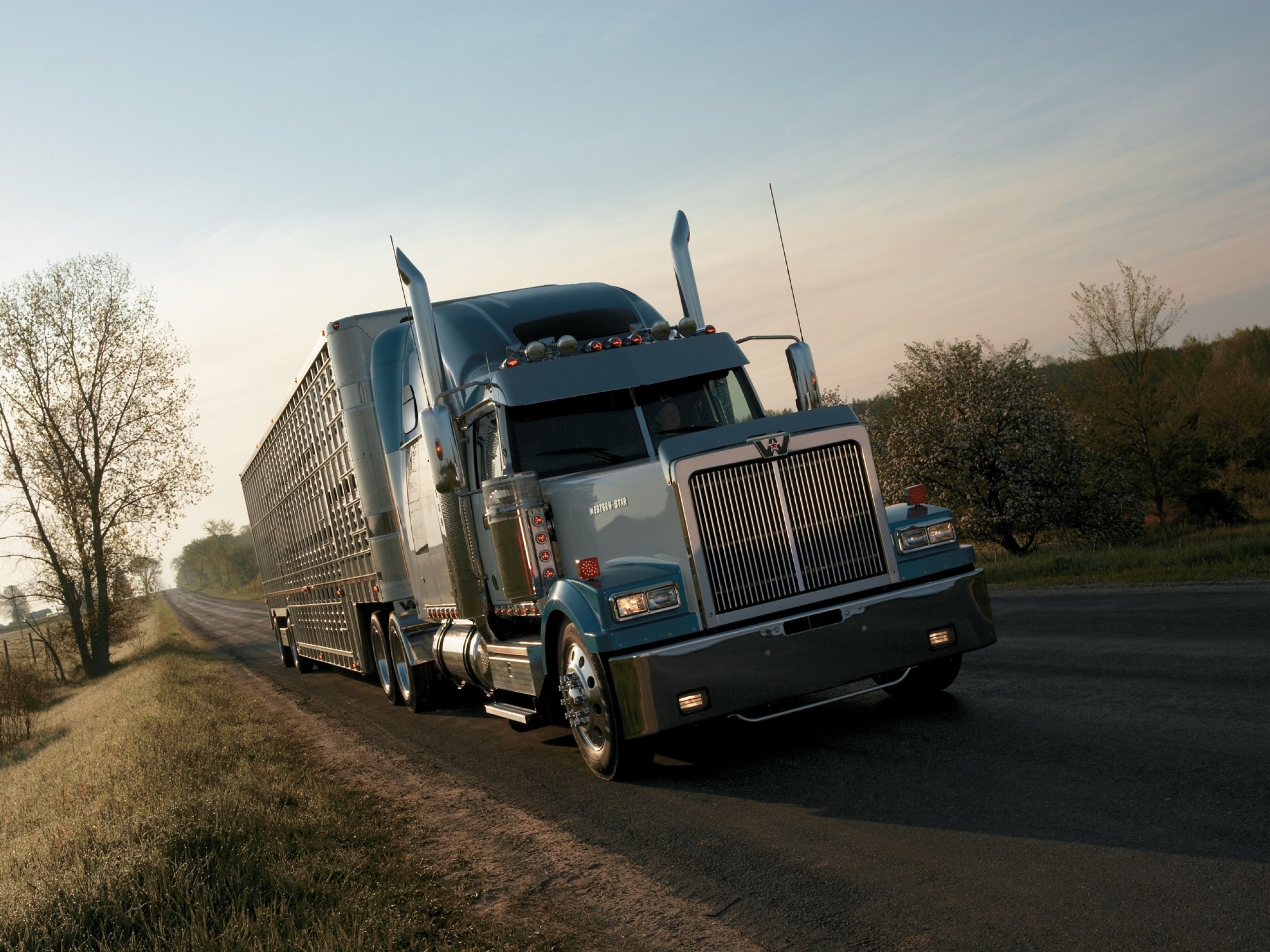 western, Star, Semi, Tractor, Transport Wallpaper