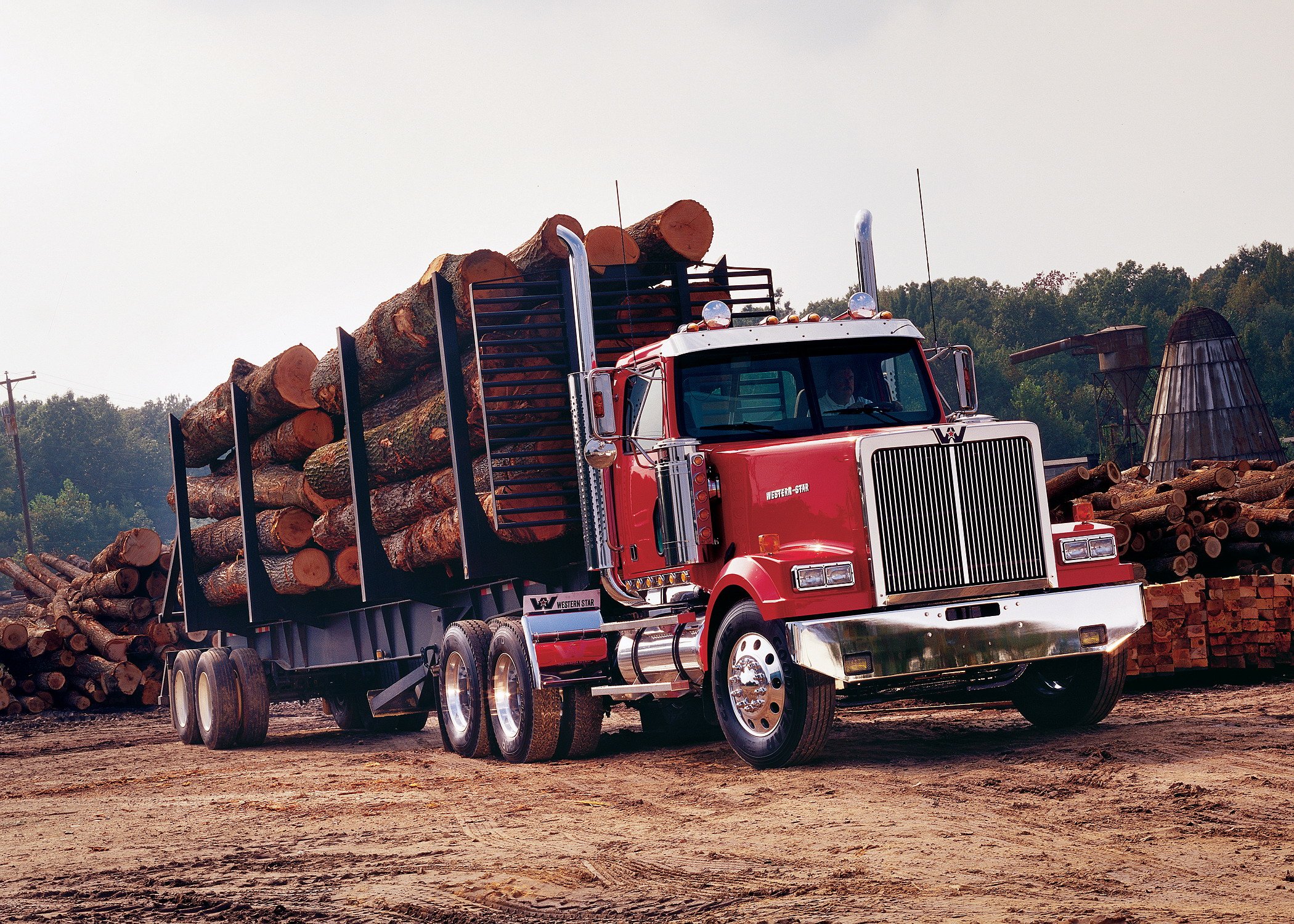 western, Star, Semi, Tractor, Transport Wallpaper