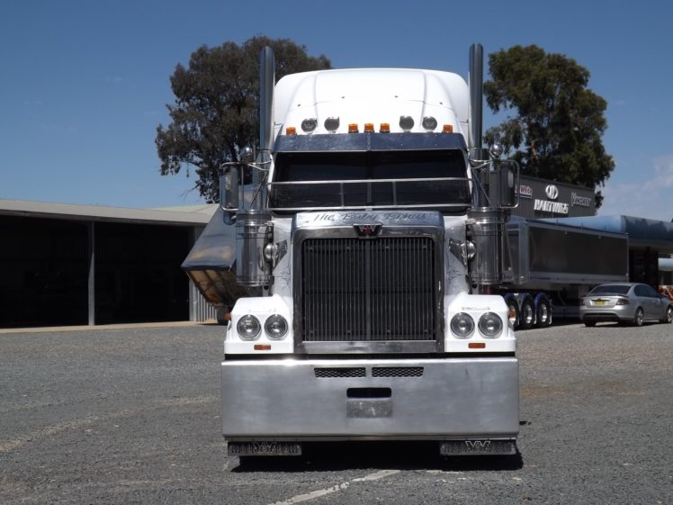 western, Star, Semi, Tractor, Transport HD Wallpaper Desktop Background