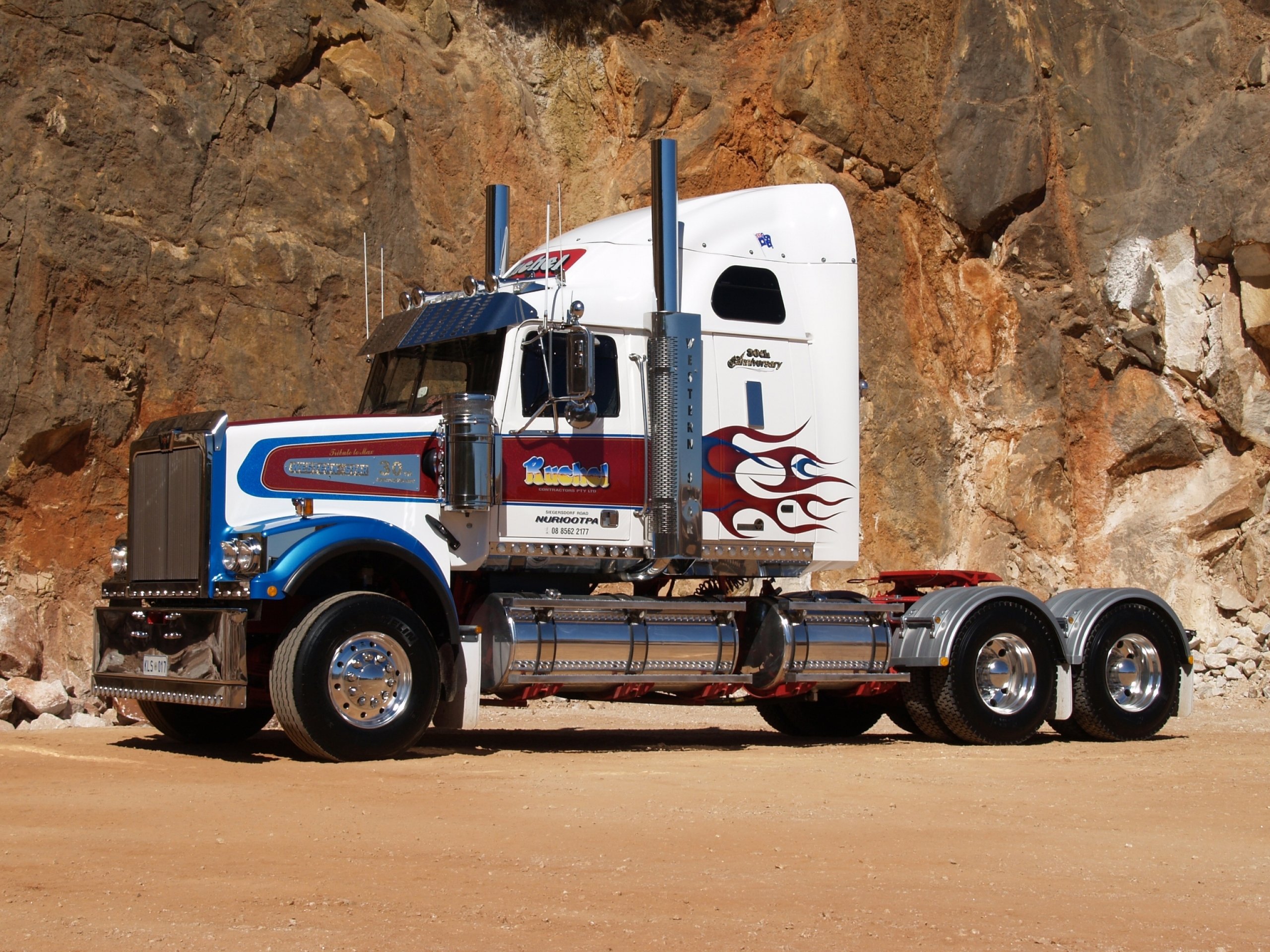 western, Star, Semi, Tractor, Transport Wallpaper
