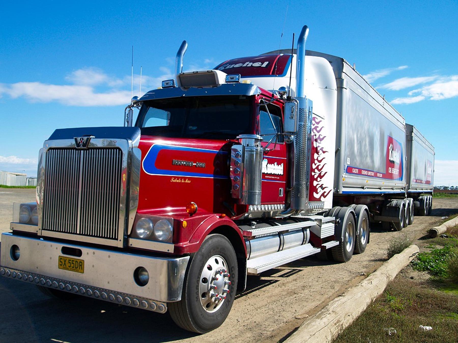 western, Star, Semi, Tractor, Transport Wallpaper