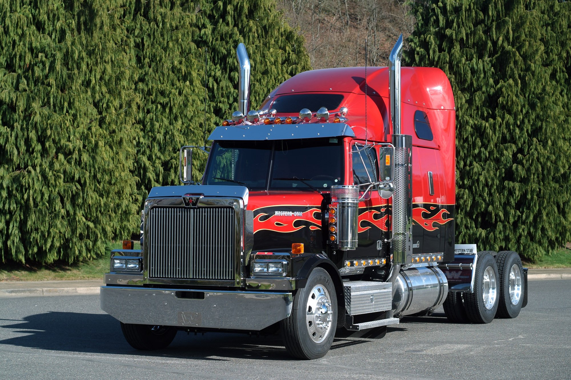 western, Star, Semi, Tractor, Transport Wallpaper