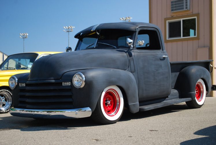 chevrolet, Pickup, Truck, Retro, Custom, Hot, Rod, Rods Wallpapers HD ...